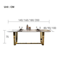 MILA Steel Base Dining Table