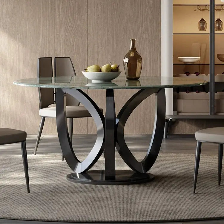 KOKO Steel Base Round Dining Table