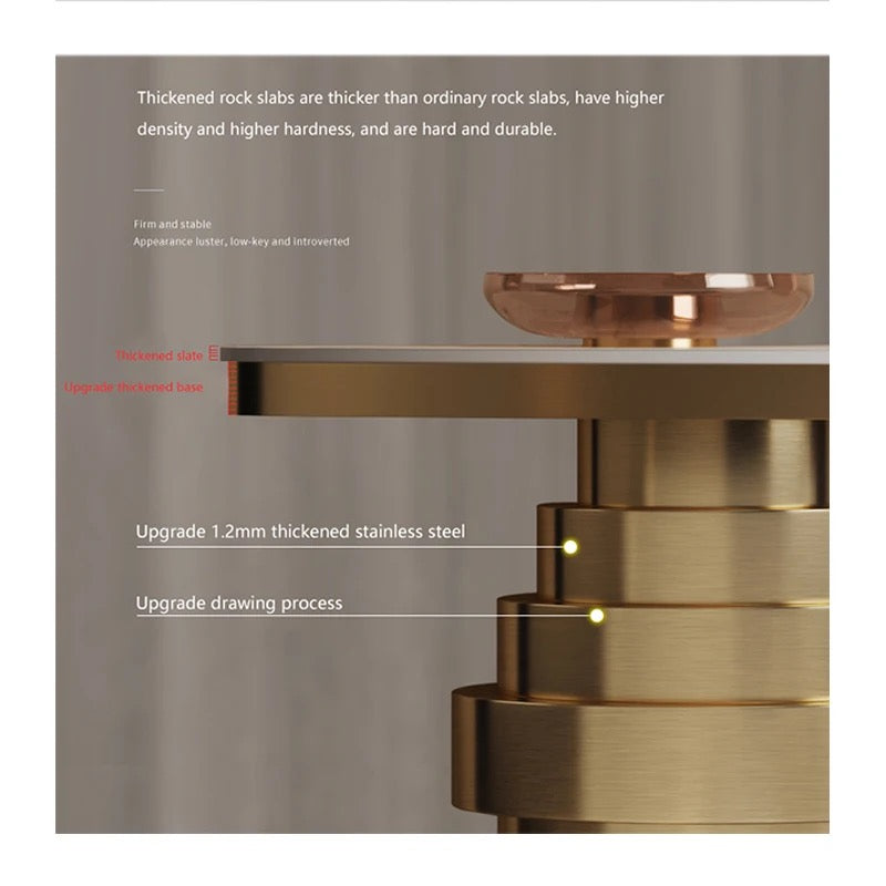 ZHIVA Stair Base Drawer Top Console Table