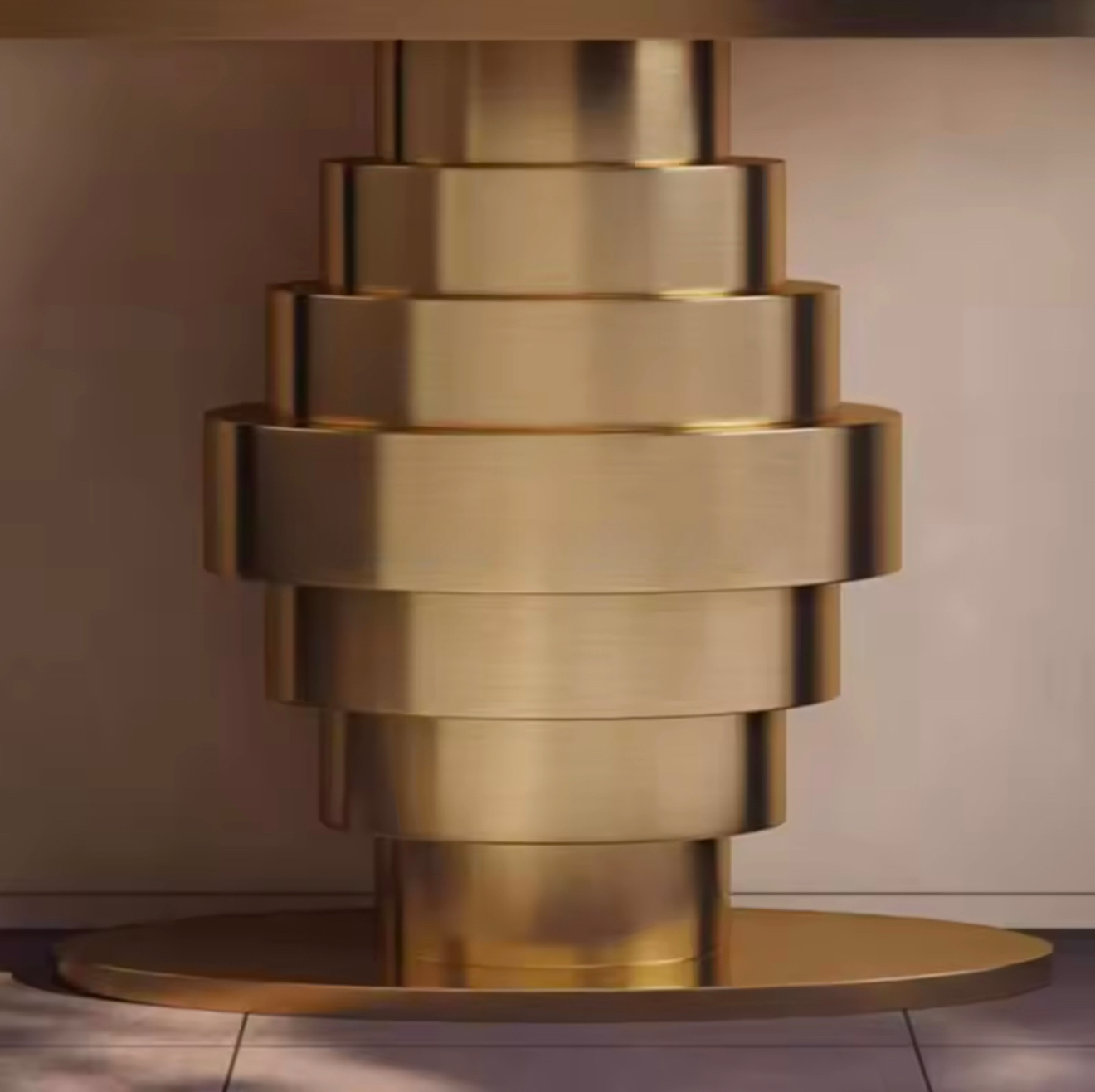 ZHIVA Stair Base Drawer Top Console Table