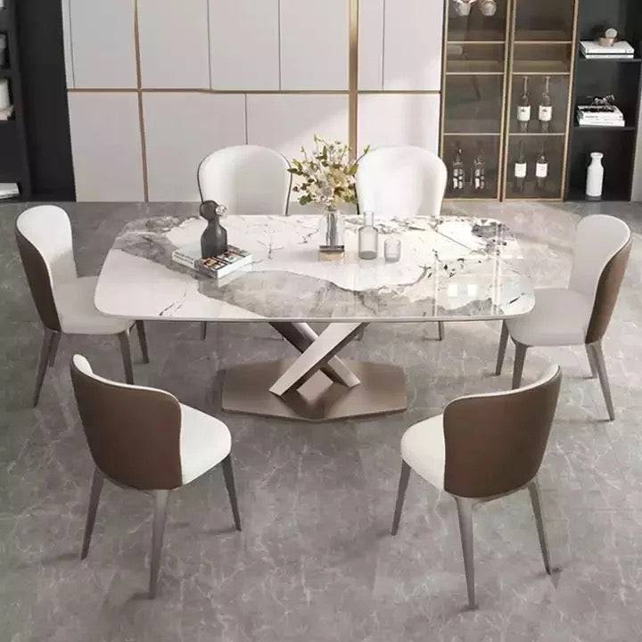 KOMO X Steel Base Dining Table