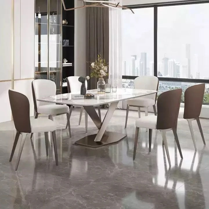 KOMO X Steel Base Dining Table