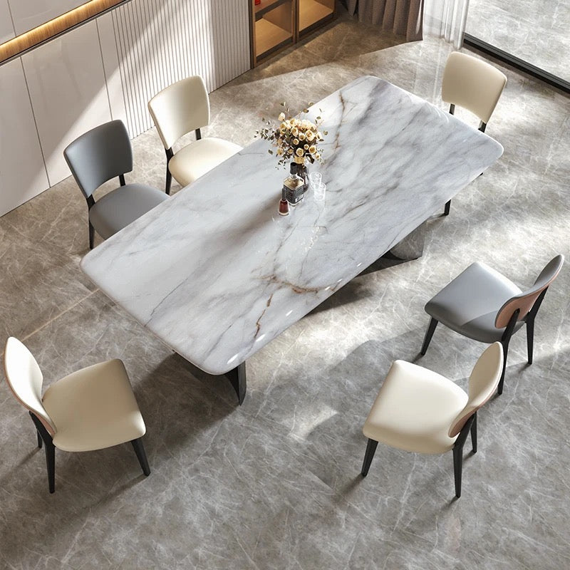 ROSSI Double Curved Base Dining Table