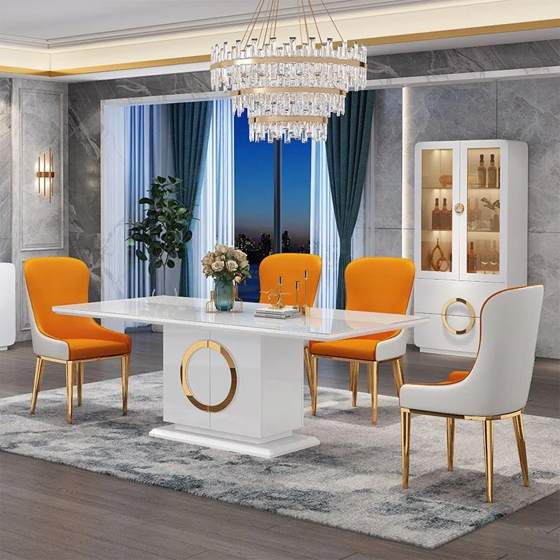 NIRA Cabinet Circle Base Dining Table