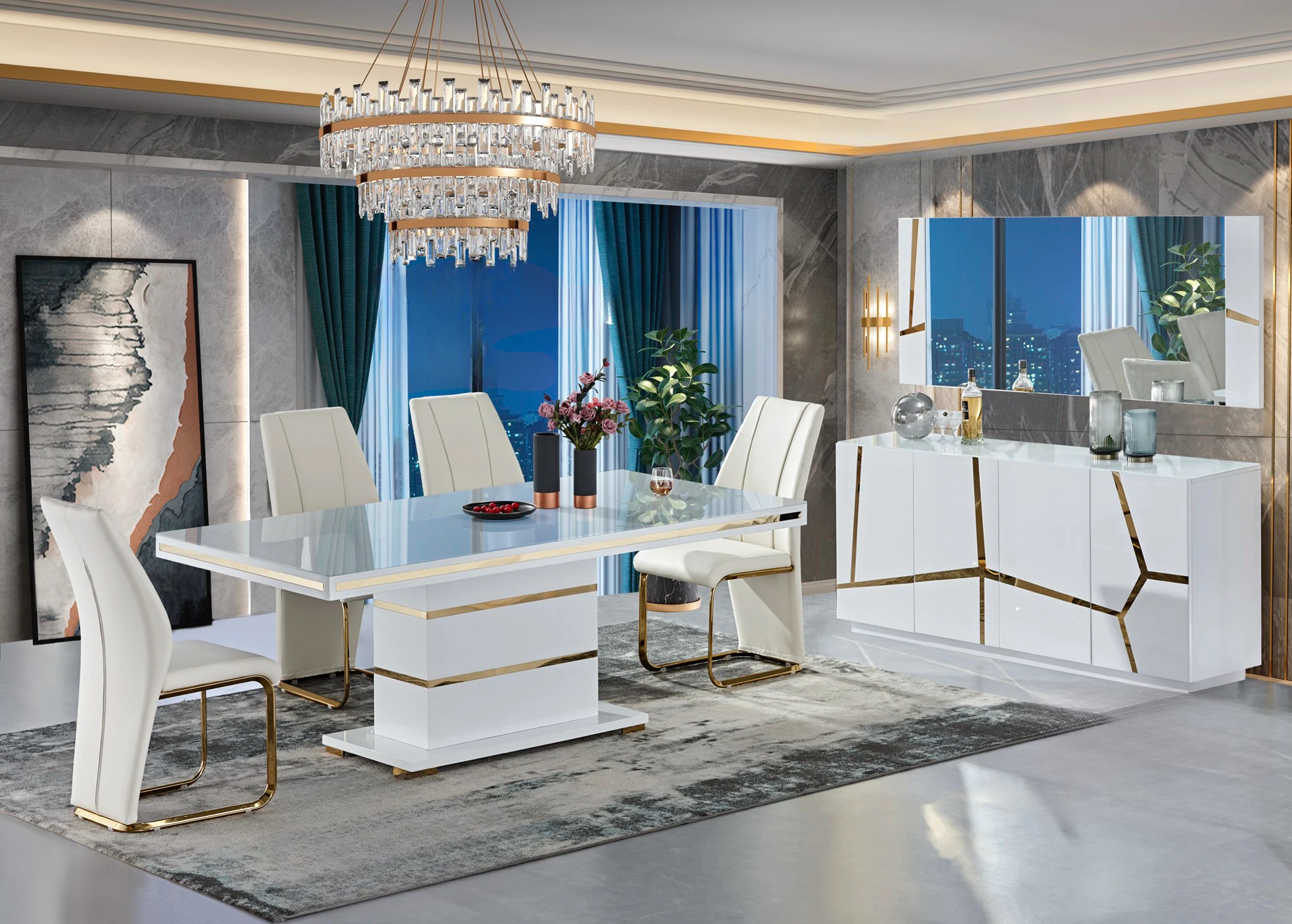 MIRA Cabinet Base Dining Table