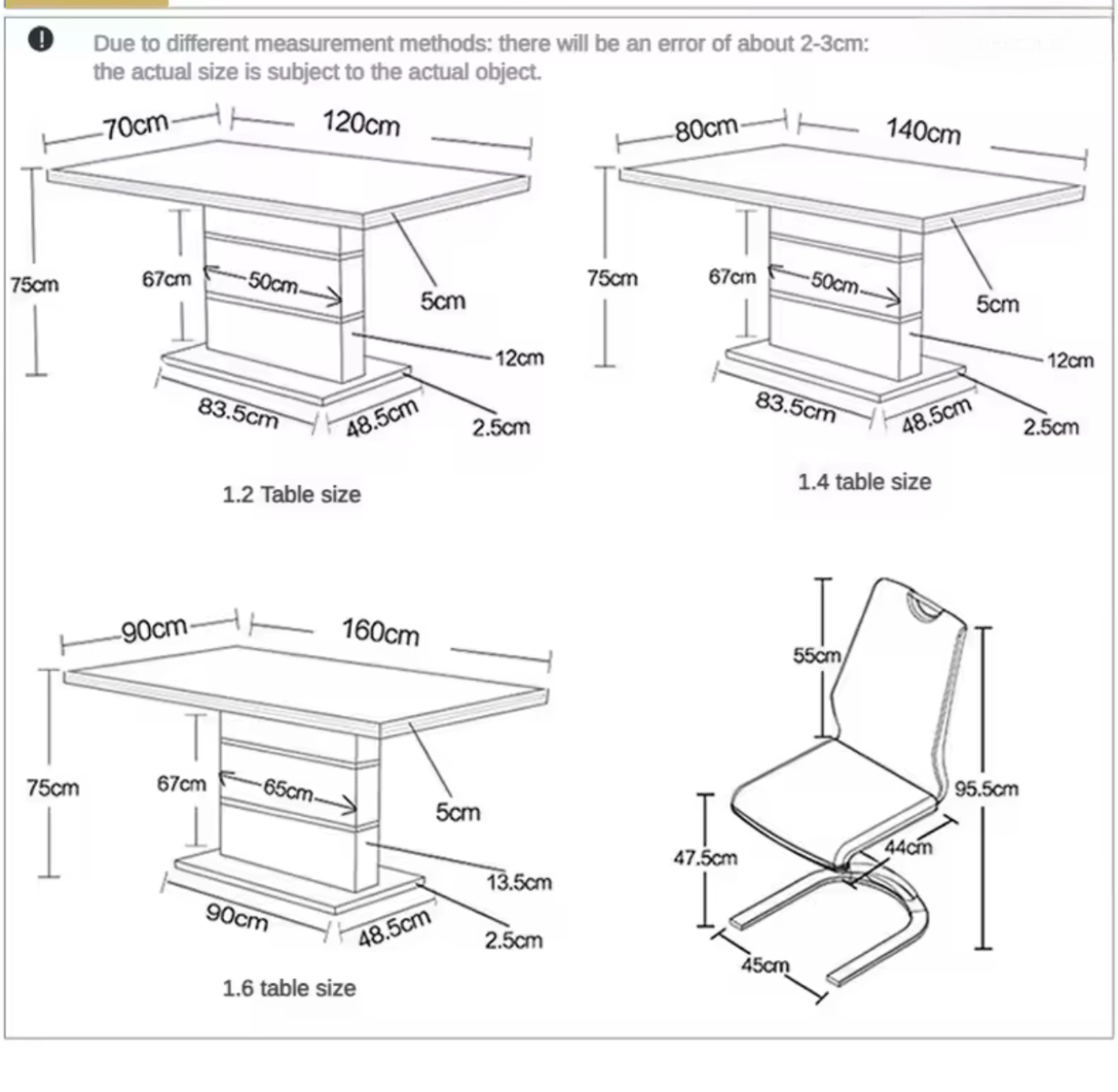 MIRA Cabinet Base Dining Table