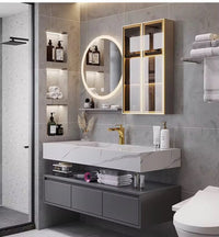 VILIN Stone Top Cabinet Vanity
