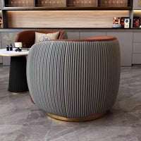 KAZA Stripy Round Armchair