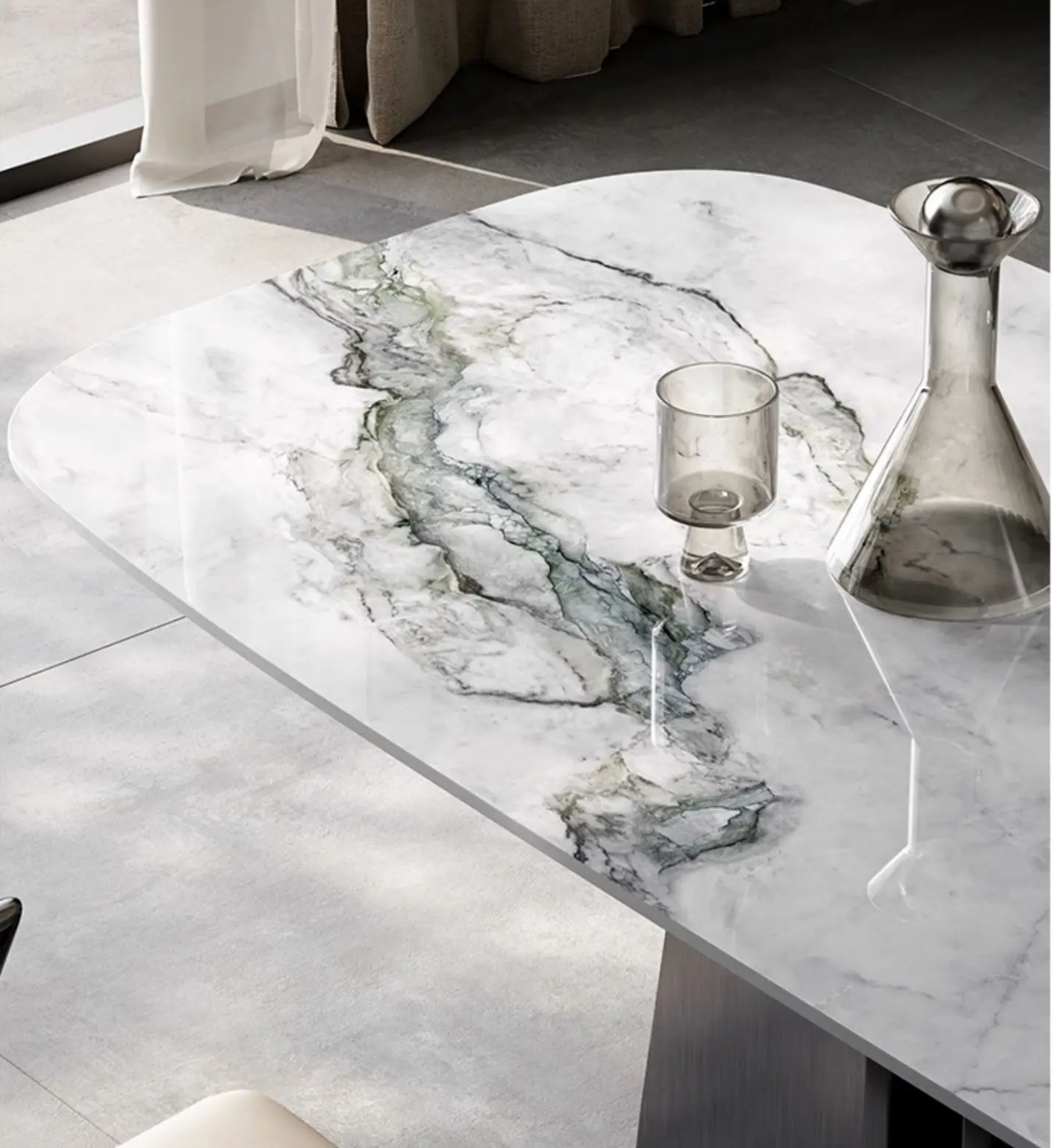 ZINFO Plus Steel Base Dining Table
