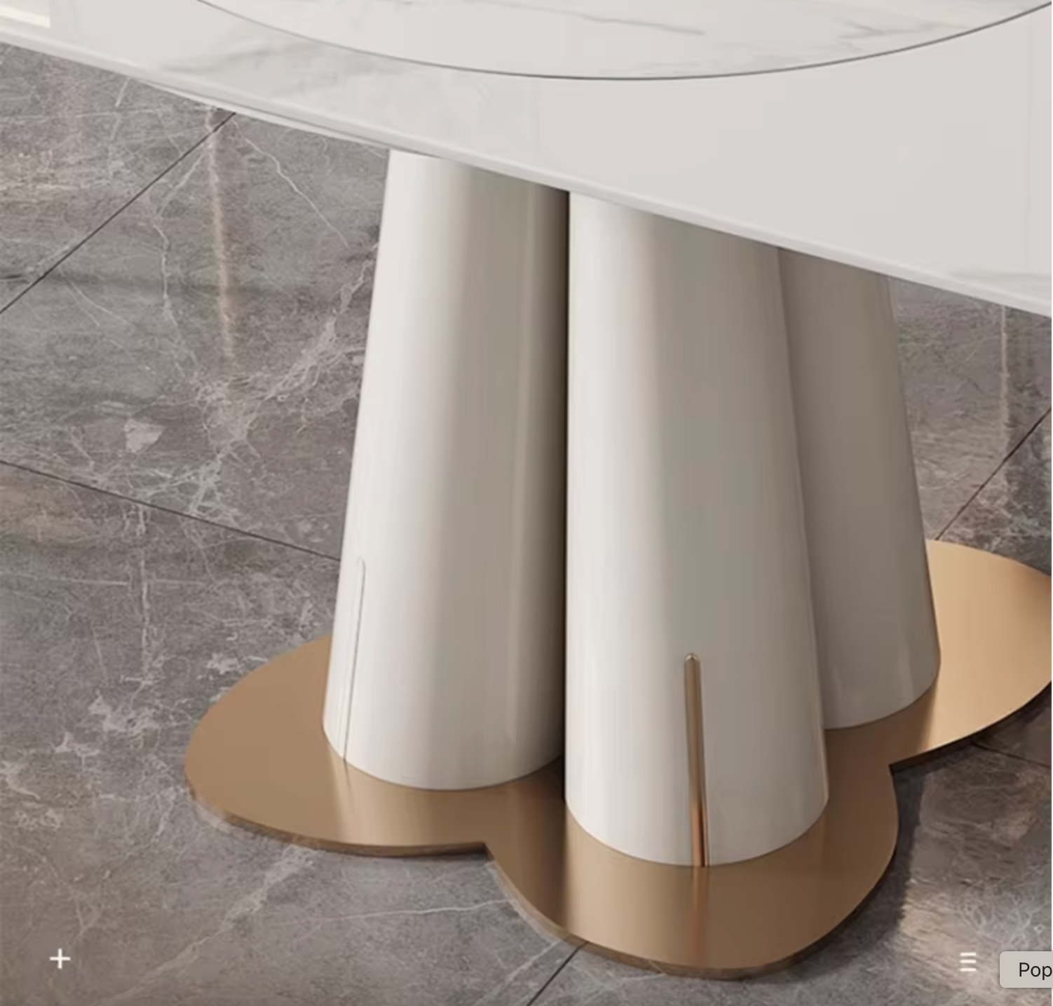 GAZOO Extendable Round Dining Table