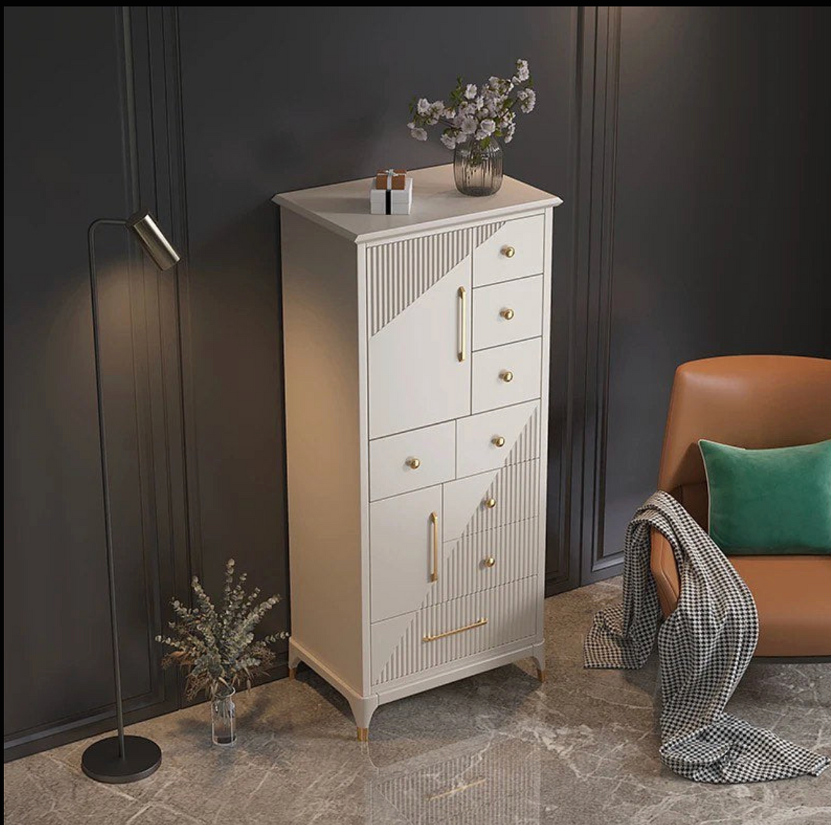 TOLO Wooden Multi Drawers Tallboy
