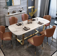 MILA Steel Base Dining Table
