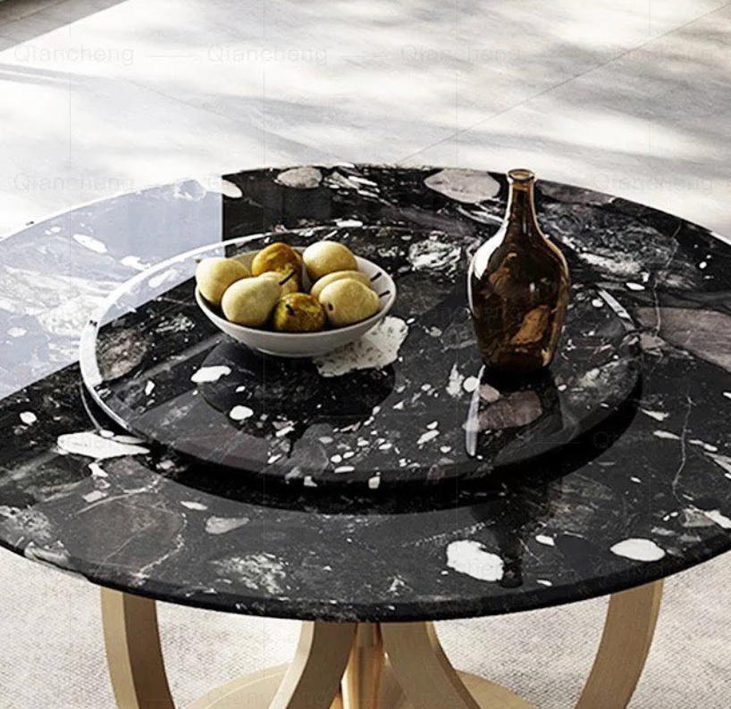 KOKO Steel Base Round Dining Table