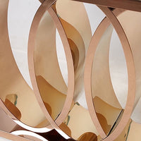 Modern Luxury Olympic Base Console Table With Marble Top & Stainless Steel Base